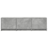 TV Cabinet with LED Concrete 140 x 34 x 40 cm Engineered Wood 8006555