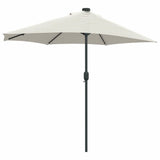 Garden Parasol Sand 294 x 150 x 223 cm Polyester and Steel 42003259