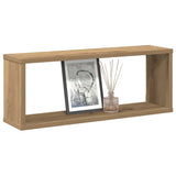 Wall Cube Shelves 6 pcs Artisan Oak 60x15x23 cm Engineered Wood 856591
