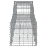 Arched Gabion Baskets 10 pcs 400x50x40/60 cm Galvanised Iron 3146965
