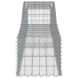 Arched Gabion Baskets 6 pcs 400x50x40/60 cm Galvanised Iron 3146961