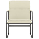 Lounge Chair Cream 55x64x80 cm Faux Leather 351361