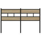 Replace Headboard Sonoma Oak 135 cm Iron and Engineered Wood 4017134