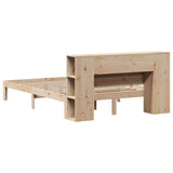 Bookcase Bed without Mattress 160x200cm Solid Wood Pine 3322519