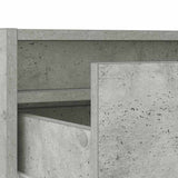 TV Cabinet with LED Lights Concrete Grey 75x35.5x25 cm 860232