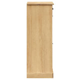 Shoe Cabinet VIGO 60x35x96 cm Solid Wood Pine 353169