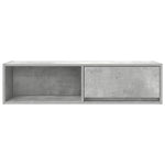 ZNTS TV Cabinet Concrete Grey 100x31x25.5 cm Engineered Wood 861478