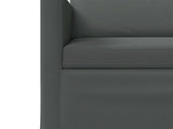 Sofa Set 2 pcs Dark Grey Fabric 3433177