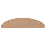 Stair Mats Self-adhesive 15 pcs 56x17x3 cm Beige 136388