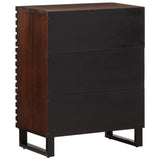 Sideboard Brown 60x34x75 cm Solid Wood Mango 377453