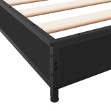 Bed Frame without Mattress Black 90x190 cm Single 845181