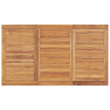 7 Piece Garden Dining Set 140x80 cm Solid Teak Wood 3059930