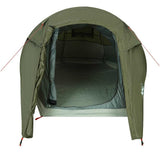 Camping Tent Tunnel 2-Person Olive Green Waterproof 4009630
