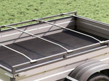 Tarpaulin Bracket for Trailers 4 pcs Silver 136-218 cm Aluminum 42020524