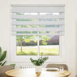 ZNTS Zebra Blind White 130x150 cm Fabric Width 125.9 cm Polyester 4014761