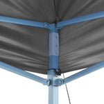 Foldable Party Tent Pop-Up with 2 Sidewalls 3x3 m Anthracite 44965