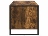 TV Cabinet Smoke Oak 100 x 36 x 49.5 cm Engineered Wood 886620
