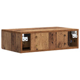 Wall-Mounted Side Table Old Wood 87.5 x 34.5 x 17 cm 898843