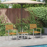 Garden Dining Set 3 pcs Brown 3334840