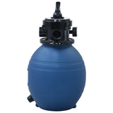 Sand Filter Blue High-density polyethylene 300 mm Durable 92246