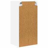 Wall Glass Cabinet LUCCA White 40 x 31 x 80 cm Engineered Wood 884985