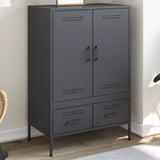 Highboard Anthracite 68x39x101.5 cm Steel 843110