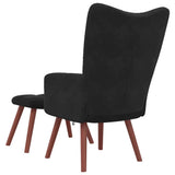 Relaxing Chair Black Velvet 42022443