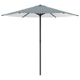Garden Parasol with Base 230 x 230 cm Polyester Rectangular 42036185