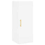 Highboard White 34.5x34x180 cm Engineered Wood 3198969