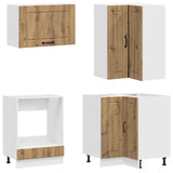 Kitchen Unit LUCCA 8 pcs Artisan Oak Engineered Wood 3438476