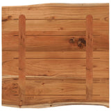 Table Top 60x60x2.5 cm Square Solid Wood Acacia Live Edge 370618