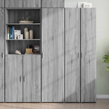 Highboard Grey Sonoma 45x42,5x185 cm Engineered Wood 3281411