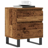 Bedside Cabinet Old Wood 40x35x50 cm Engineered Wood 857436