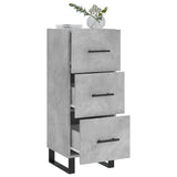 Sideboard Concrete Grey 34.5x34x90 cm Engineered Wood 828632