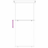 Balcony Side Awning 100% polyester iron steel 42035264
