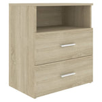 ZNTS Bed Cabinet Sonoma Oak 50x32x60 cm 803278