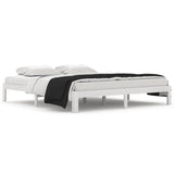 Bed Frame without Mattress White 180x200cm Super King Size 810381