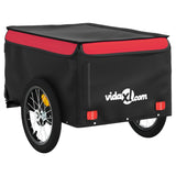 Bike Trailer Black and Red 45 kg Iron 94104