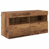 TV Wall Cabinet Old Wood 80 x 30 x 40 cm Engineered Wood 882977