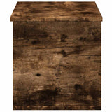Storage Box Smoked Oak 90x35x35 cm Engineered Wood 840685