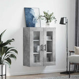 Wall Mounted Cabinet Concrete Grey 69.5x34x90 cm 828504