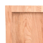 ZNTS Wall Shelf Light Brown 180x40x cm Treated Solid Wood Oak 363718