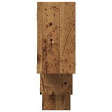Wall Shelf Old Wood 159x18x66 cm Engineered Wood 853306