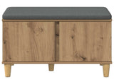 Hall Bench Artisan Oak 60 x 38 x 46 cm 891527