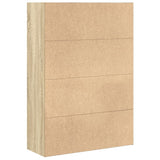 Bookcase Sonoma Oak 80x30x114 cm Engineered Wood 857933