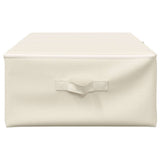 Storage Boxes 2 pcs Fabric 70x40x18 cm Cream 332908