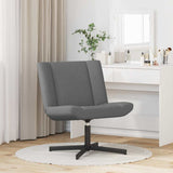 Swivel Chair Dark Grey 63 x 75 x 76 cm Fabric 42007326