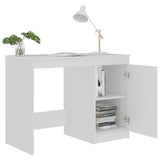 801796 Desk White 100x50x76 cm Engineered Wood