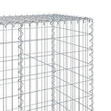 Gabion Basket with Cover 300x50x200 cm Galvanised Iron 3295168