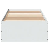 Bed Frame without Mattress White 90x190 cm Single 3281063
